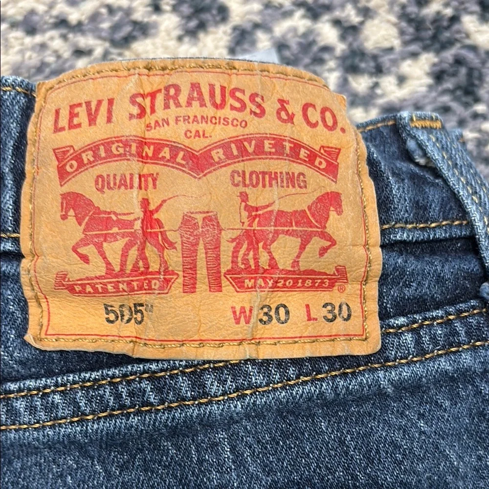 Levi's 505 Men's Blue Jeans 30x30